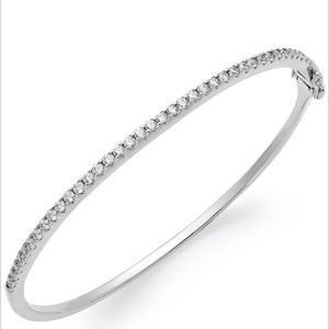 Arabella Silver Swarovski Bangle